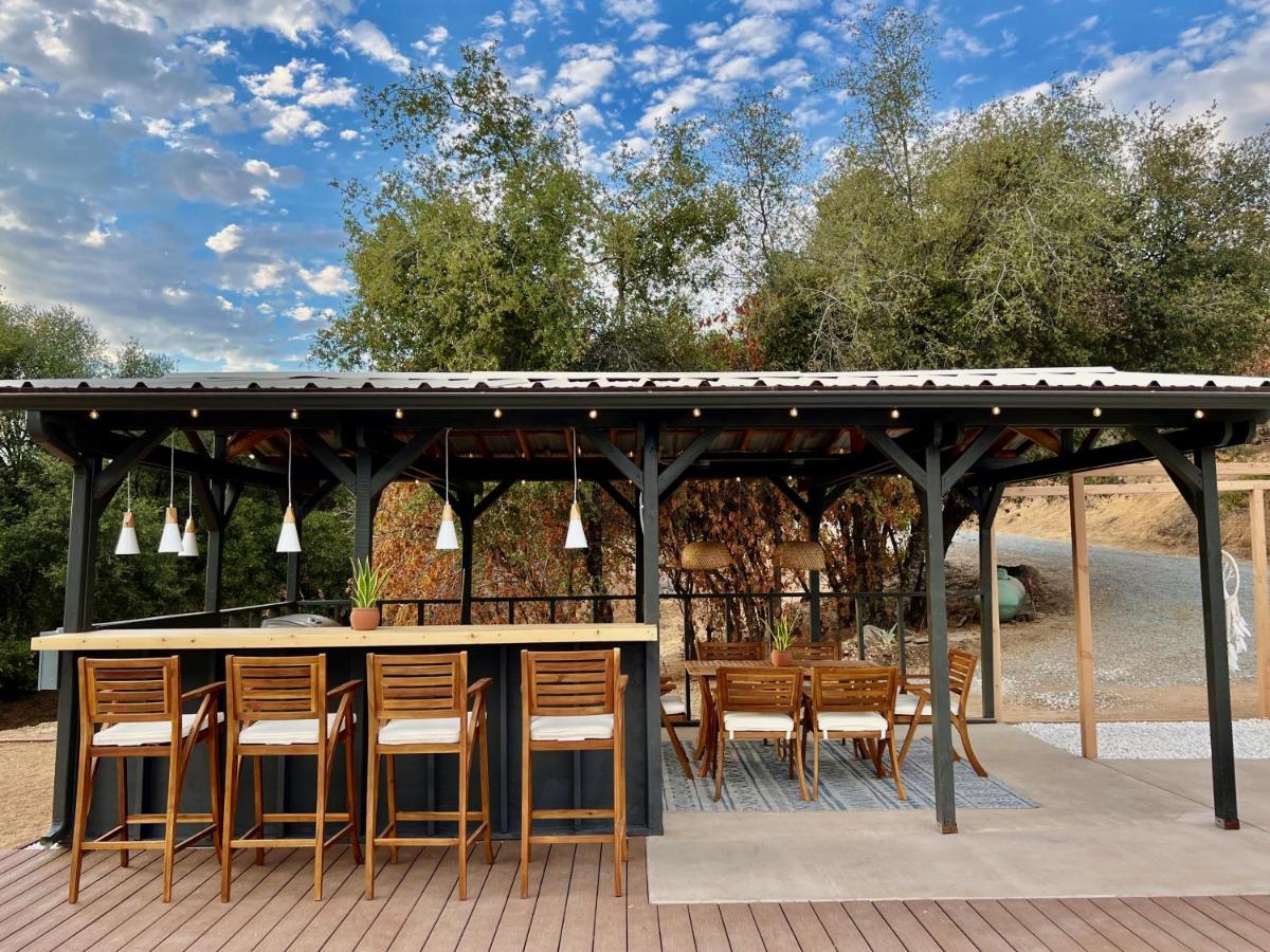 Boho Chic Oasis By Casa Oso With Pool, Spa And Views Ahwahnee Exteriör bild