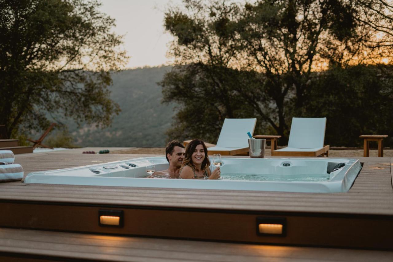 Boho Chic Oasis By Casa Oso With Pool, Spa And Views Ahwahnee Exteriör bild